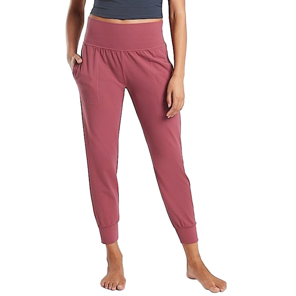 Athleta Berry Pink Salutation Jogger Pants - Picture 2 of 10